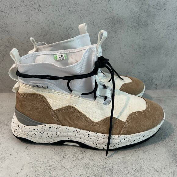 Suicoke Boots Sz 8 ROBBS-ab Suede Tech Hiking Sneaker Boot White Beige Street - Picture 6 of 14